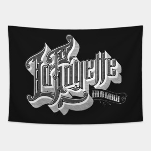 Vintage Lafayette, IN Tapestry