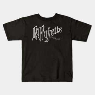 Vintage Lafayette, CO Kids T-Shirt