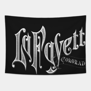 Vintage Lafayette, CO Tapestry