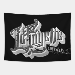Vintage Lafayette, LA Tapestry