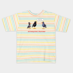 Attempted Murder, Crows Kids T-Shirt