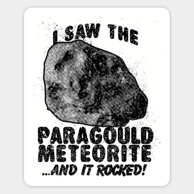 Paragould Meteorite Rocked Magnet by rt-shirts
