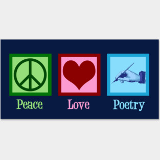 Peace Love Poetry Posters and Art