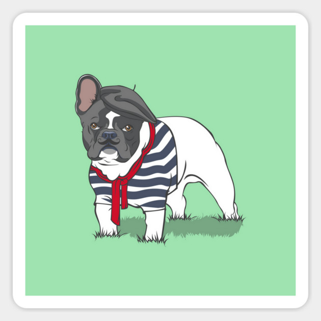 Frenchie Magnet by stayfrostybro