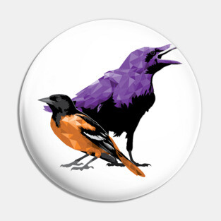 Baltimore Birds Pin