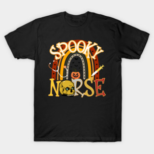 Spooky Nurse Gift Idea T-Shirt