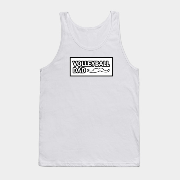 Volleyball dad , Gift for Volleyball players With Mustache Tank Top by BlackMeme94