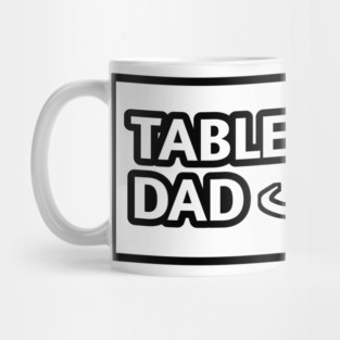 Table tennis dad , Gift for table tennis players With Mustache Mug