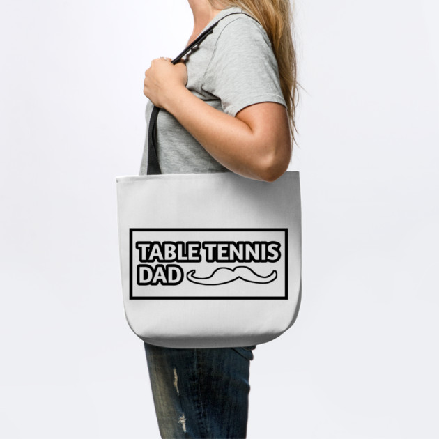Table tennis dad , Gift for table tennis players With Mustache by BlackMeme94