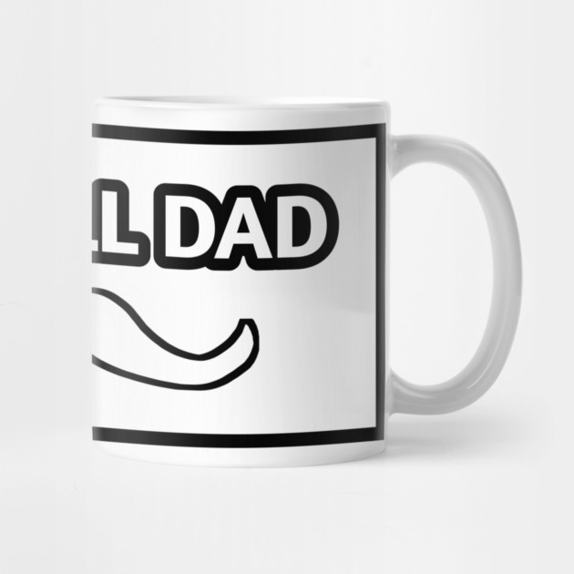 Softball dad , Gift for Softball players With Mustache by BlackMeme94