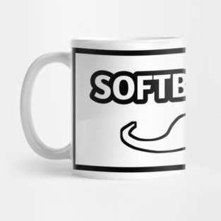 Softball dad , Gift for Softball players With Mustache Mug