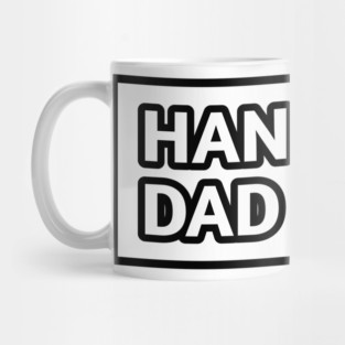 Handball dad, Gift for Handball players With Mustache Mug