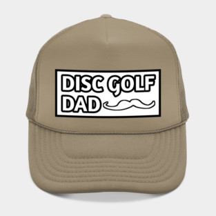 Disc Golf Dad, Gift for Disc Golf Players With Mustache Hat