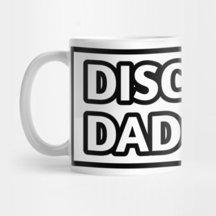Disc Golf Dad, Gift for Disc Golf Players With Mustache Mug