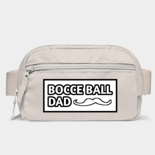 Bocce Ball Dad, Gift for Bocce Ball Players With Mustache Bag