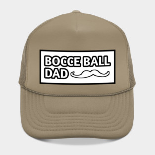 Bocce Ball Dad, Gift for Bocce Ball Players With Mustache Hat