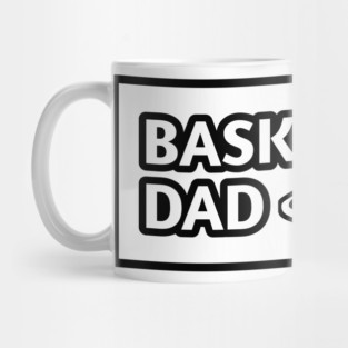 Basketball Dad, Gift for Basketball Players With Mustache Mug