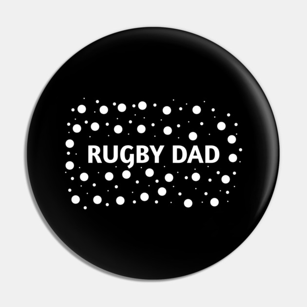 Rugby Dad, Gift for Rugby Players Pin by BlackMeme94