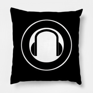 Headphones Symbol Pillow