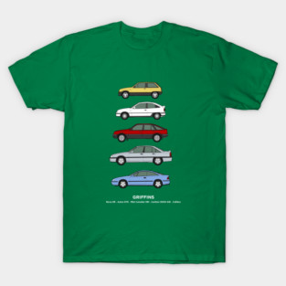 1980's classic vauxhall car collection T-Shirt