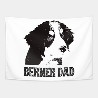 Berner Dad Bernese Mountain Dog Tapestry