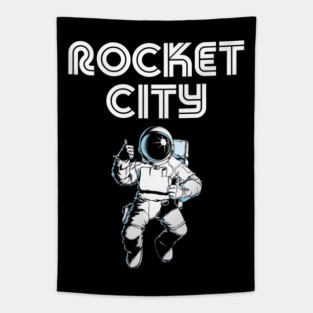 Rocket City - Huntsville AL Alabama Tapestry