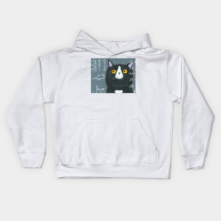 Maths Cat Kids Hoodie