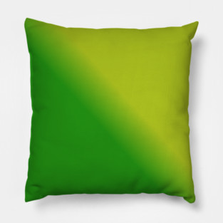 Green Gradient Color Pillow