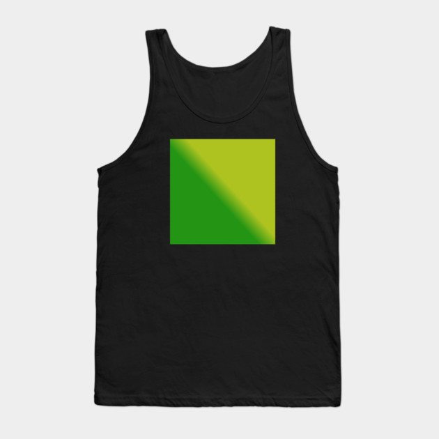 Green Gradient Color Tank Top by BlackMeme94