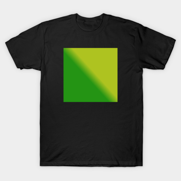 Green Gradient Color T-Shirt by BlackMeme94
