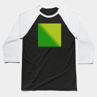 Green Gradient Color Baseball T-Shirt