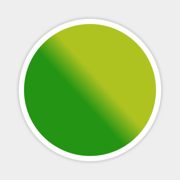 Green Gradient Color Magnet by BlackMeme94