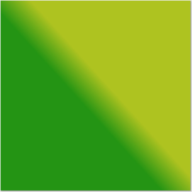 Green Gradient Color Wall Art by BlackMeme94