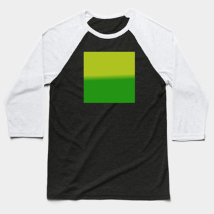 Green Gradient Color Baseball T-Shirt