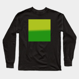 Green Gradient Color Long Sleeve T-Shirt