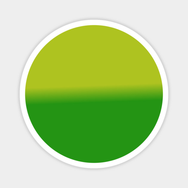 Green Gradient Color Magnet by BlackMeme94