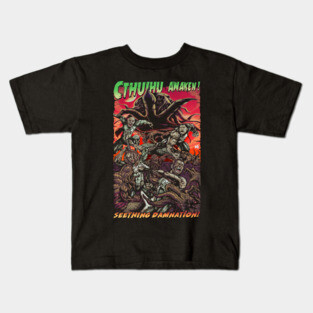 "CTHULHU AWAKEN" Kids T-Shirt