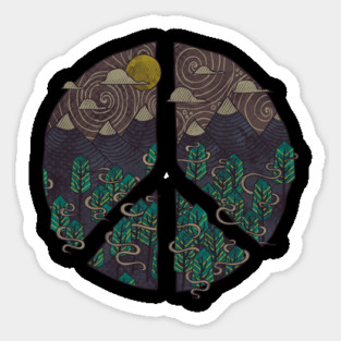 Peaceful Landscape Sticker