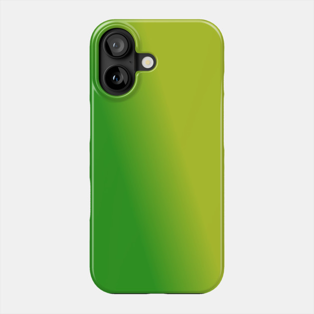 Green Gradient Color Phone Case by BlackMeme94