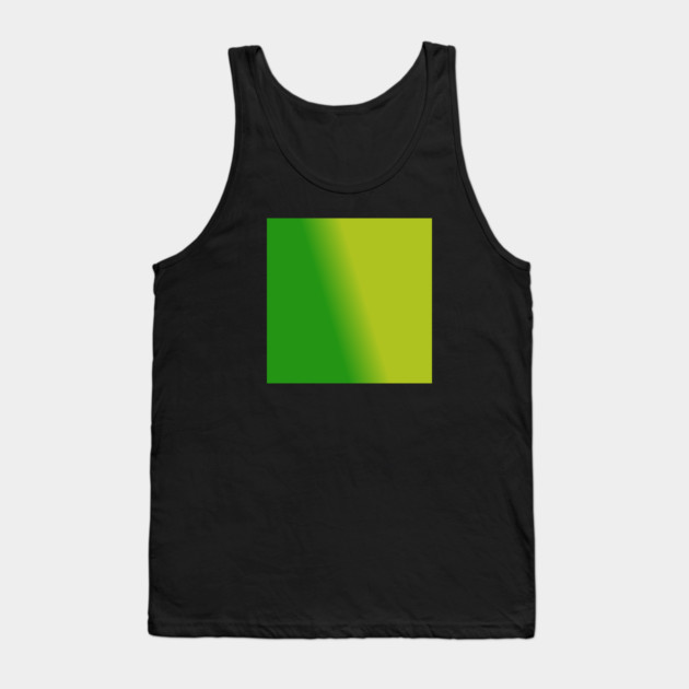 Green Gradient Color Tank Top by BlackMeme94