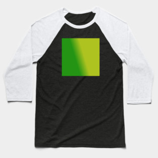 Green Gradient Color Baseball T-Shirt