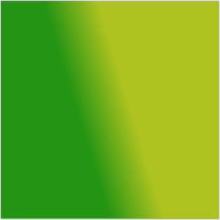 Green Gradient Color Posters and Art