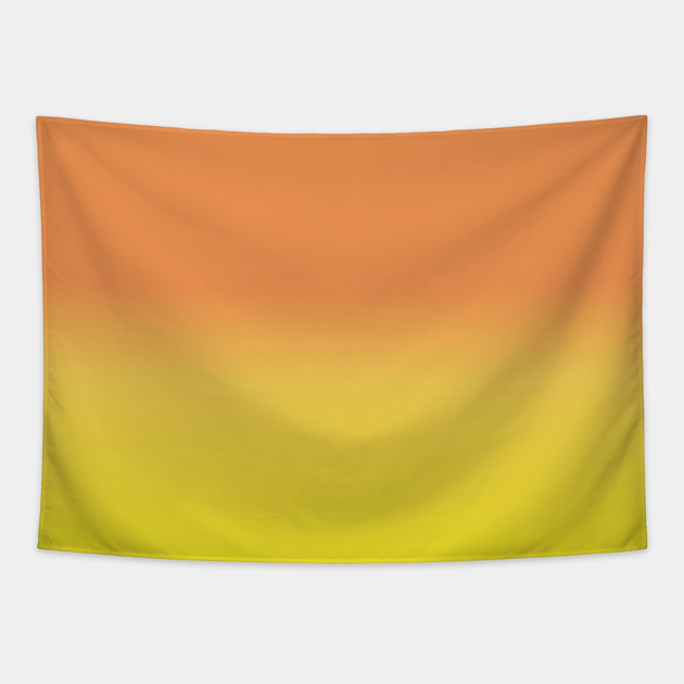 Yellow And Orange Gradient Color Tapestry by BlackMeme94