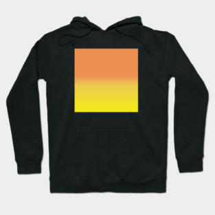 Yellow And Orange Gradient Color Hoodie