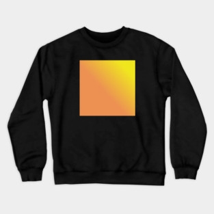 Yellow And Orange Gradient Color Crewneck Sweatshirt