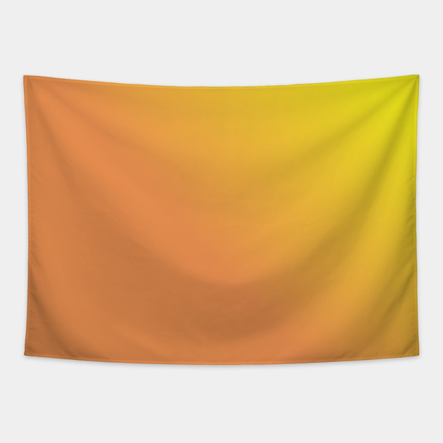 Yellow And Orange Gradient Color Tapestry by BlackMeme94