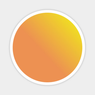 Yellow And Orange Gradient Color Magnet
