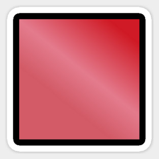 Red Gradient Color Sticker