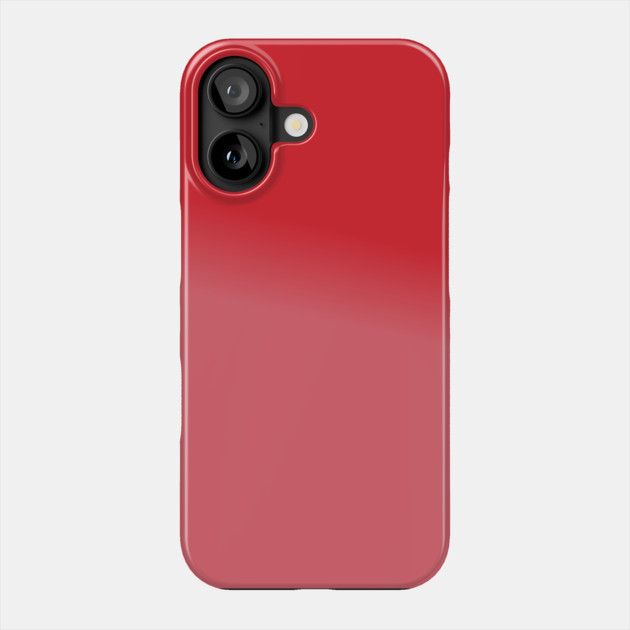 Red Gradient Color Phone Case by BlackMeme94