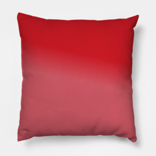 Red Gradient Color Pillow